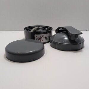 Nutribullet 600 900 Pro 900W Flat Mill Blade w/‎ Gasket & 2 Lids